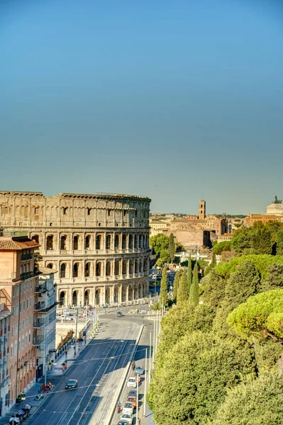 City Rome Italy Historical Center — 图库照片