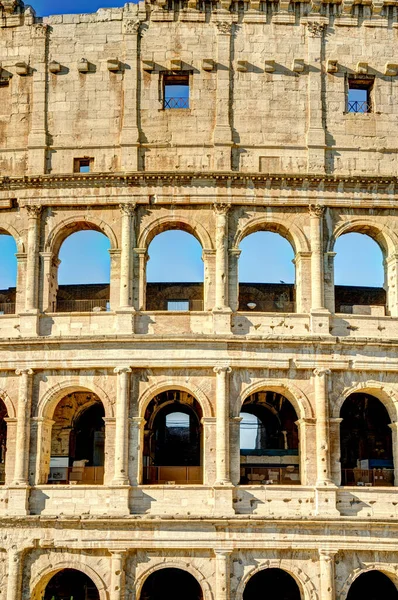 Colosseum Oval Amfiteater Centrum Staden Rom Italien — Stockfoto