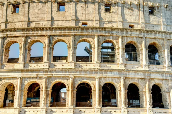 Colosseum Oval Amfiteater Centrum Staden Rom Italien — Stockfoto