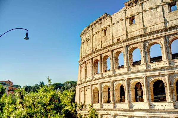 Koloseum Oválný Amfiteátr Centru Města Říma Itálie — Stock fotografie