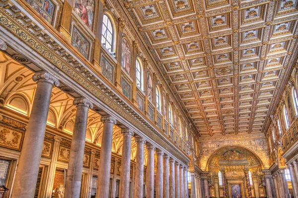 Рим Италия Октябрь 2021 Собор Санта Мария Маджоре — стоковое фото