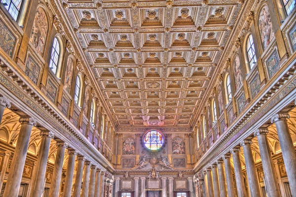 Рим Італія Жовтень 2021 Собор Санта Марія Маджоре — стокове фото