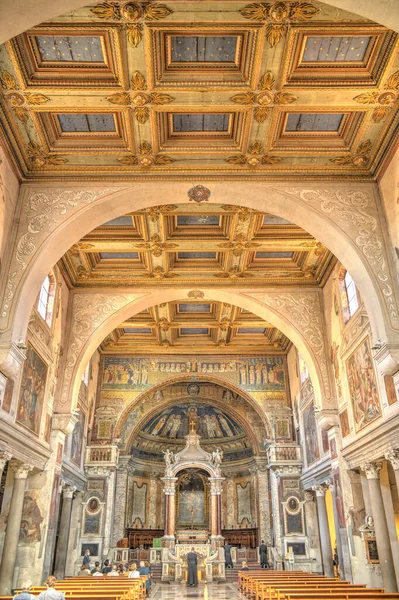 Basilica Saint Praxedes Rome Italy — Stock fotografie