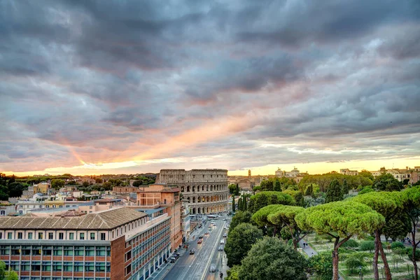 Город Рим Италия Исторический Центр — стоковое фото