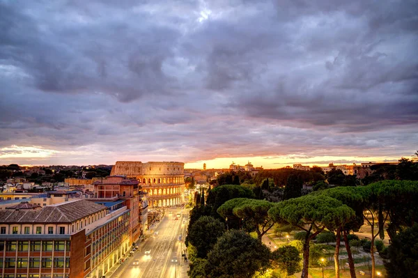 City Rome Italy Historical Center — Stockfoto