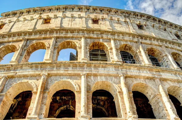 Kolezyum Roma Talya Merkezinde Oval Bir Amfiteatr Olduğunu — Stok fotoğraf