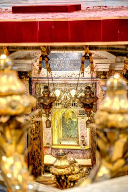 Vatican City - October 2021 : St Peter Basilica interior