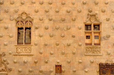Salamanca, Spain - June 2021: Historical center of the city in sunny weather