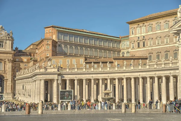 Rome Italy October 2021 Peter Square Sunny Weather — Zdjęcie stockowe