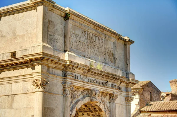 Rome Italy Historical Center Arch Constantine —  Fotos de Stock