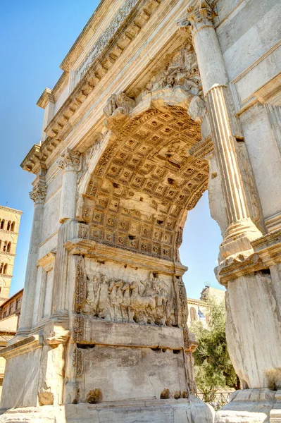 Rome Italy Historical Center Arch Constantine — Fotografia de Stock