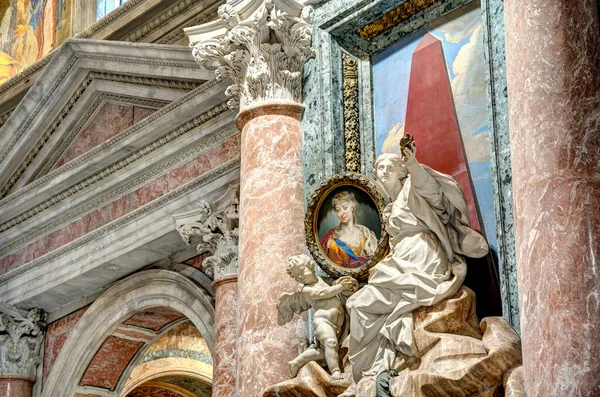 Vatican City October 2021 Peter Basilica Interior — Fotografia de Stock