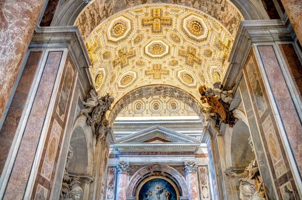 Vatican City October 2021 Peter Basilica Interior — Foto Stock