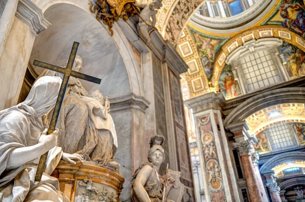 Vatican City October 2021 Peter Basilica Interior — Stock fotografie