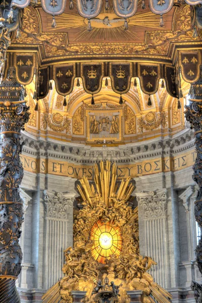 Vatican City October 2021 Peter Basilica Interior — Stockfoto