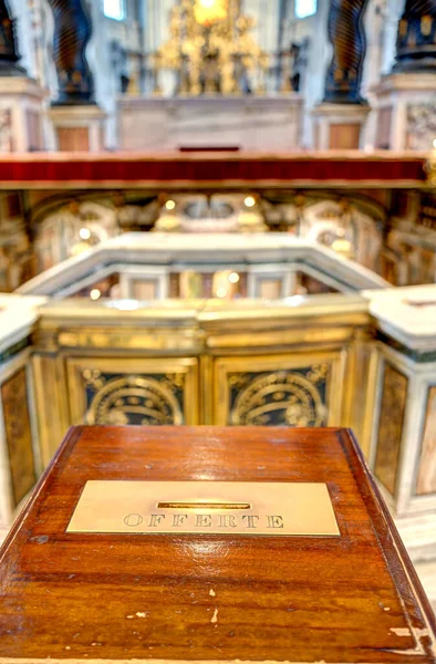 Vatican City October 2021 Peter Basilica Interior — Stock Photo, Image