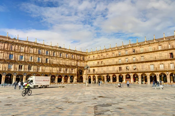 Salamanca Spain June 2021 Historical Center City Sunny Weather —  Fotos de Stock