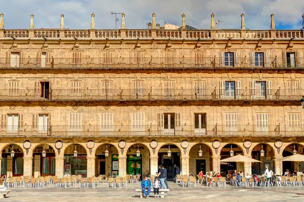 Salamanca Spain June 2021 Historical Center City Sunny Weather — Stok fotoğraf