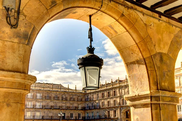 Salamanca Spain June 2021 Historical Center City Sunny Weather — 图库照片