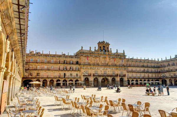 Salamanca Spain June 2021 Historical Center City Sunny Weather —  Fotos de Stock