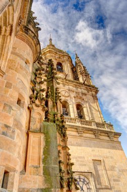 Salamanca, Spain - June 2021 : Main Cathedral in summertime