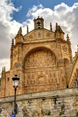 Salamanca, Spain - June 2021: San Esteban Convent in summertime