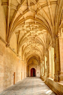 Salamanca, Spain - June 2021: San Esteban Convent in summertime