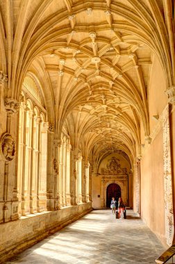 Salamanca, Spain - June 2021: San Esteban Convent in summertime