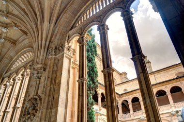 Salamanca, Spain - June 2021: San Esteban Convent in summertime