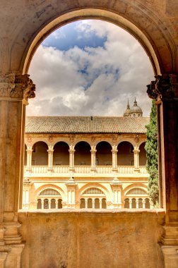 Salamanca, Spain - June 2021: San Esteban Convent in summertime