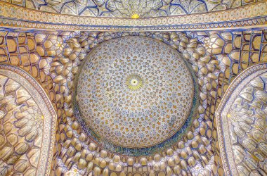 Samarkand, Uzbekistan - October 2019 : Shah-i-Zinda