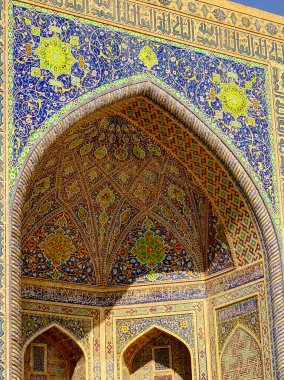 Samarkand, Uzbekistan - October 2019 : Bibi-Khanym Mosque