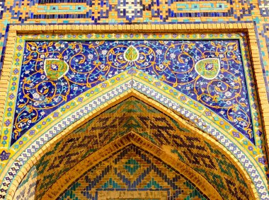 Samarkand, Uzbekistan - October 2019 : Bibi-Khanym Mosque