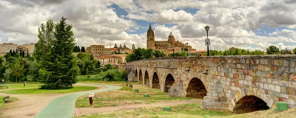 Salamanca Spain June 2021 Historical Center Sunny Weather — Fotografia de Stock