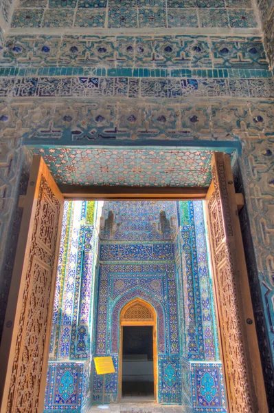 Shah Zinda Samarkand Ουζμπεκιστάν — Φωτογραφία Αρχείου