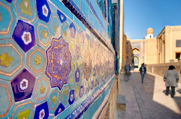 Shah Zinda Necropolis Samarkand — 图库照片