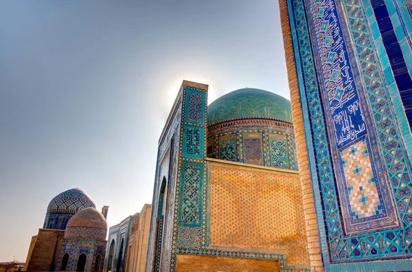 Shah Zinda Necropolis Samarkand — Stockfoto