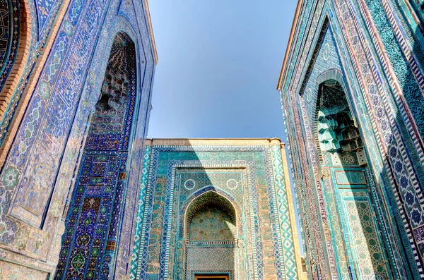 Shah Zinda Necropolis Samarkand — Fotografia de Stock