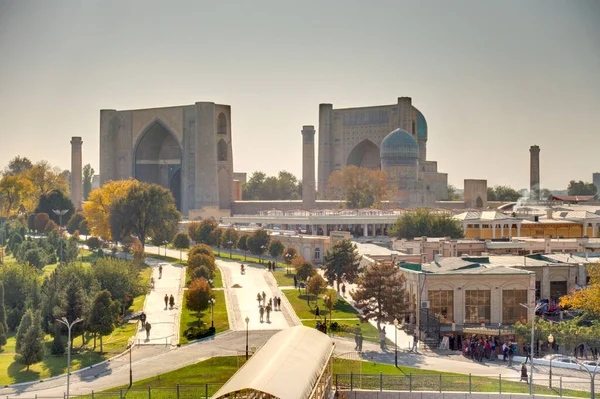 Samarkand Uzbekistan October 2019 Shah Zinda Sunny Weather — Stok fotoğraf