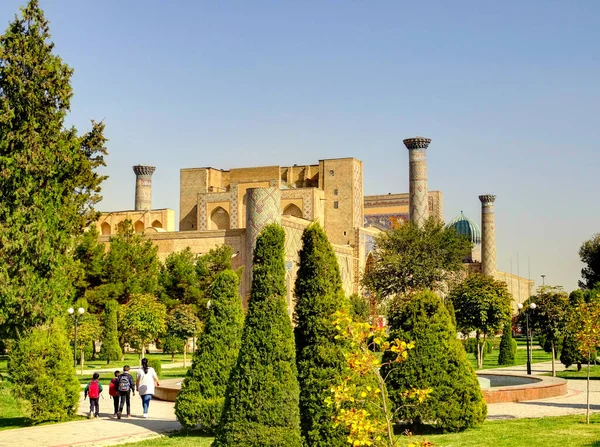 Samarkand Uzbekistan October 2019 Bibi Khanym Mosque — Stok fotoğraf