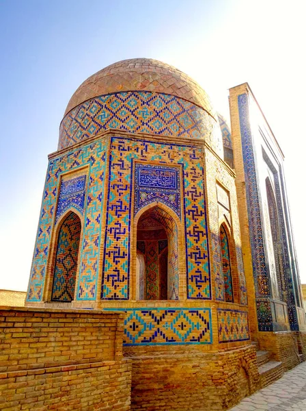 Shah Zinda Necropolis Samarkand — Foto Stock