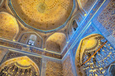 Samarkand, Uzbekistan - October 2019 : Bibi-Khanym Mosque