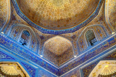 Samarkand, Uzbekistan - October 2019 : Bibi-Khanym Mosque