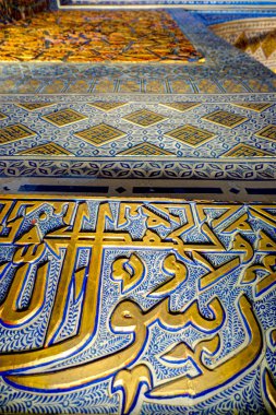 Samarkand, Uzbekistan - October 2019 : Bibi-Khanym Mosque