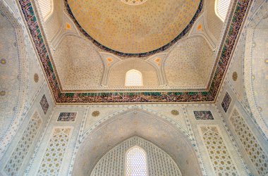 Samarkand, Uzbekistan - October 2019 : Shah-i-Zinda 