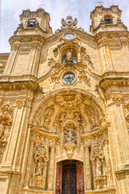 San Sebastian, Spain - June 2021 : Historical center in sunny weather
