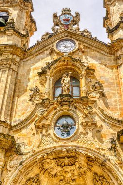 San Sebastian, Spain - June 2021 : Historical center in sunny weather