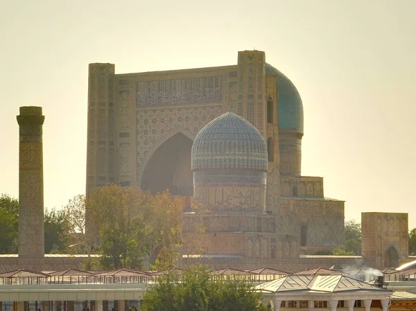 Tillya Kori Madrasah Samarkand Uzbekistan — Zdjęcie stockowe