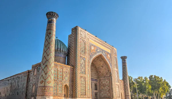 Samarkand Uzbekistan October 2019 Samarkand Ulugbek Madrasah — Stockfoto