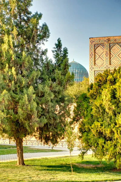 Samarkand Uzbekistan October 2019 Bibi Khanym Mosque — 图库照片